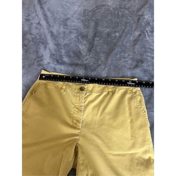 J. Jill Pants Womens Size 6 Mustard Yellow Chino Straight Leg Relaxed Casual - Picture 6 of 9